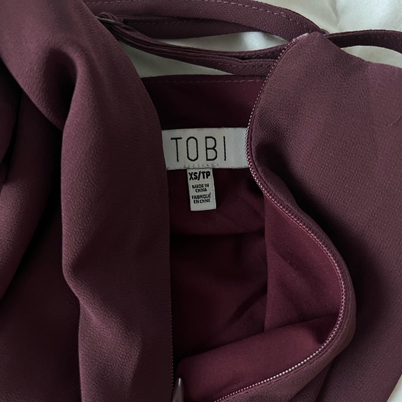 tobi lace trim plunging v dress - Picture 6 of 6